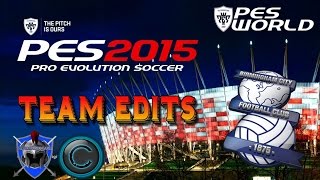 PES 2015 KIT EDITING  Birmingham City step by step guide on PS4 [upl. by Peckham]