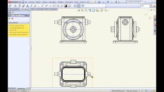 SolidWorks layers  warstwy w rysunku SolidWorks [upl. by Ahsikahs]