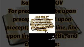 Precept Must be upon precept￼ [upl. by Brenza]