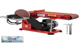 VEVOR Belt Sander 4quot x 36quot Disc Combo Sander 6quot Electric Adjustable Review [upl. by Ffej]