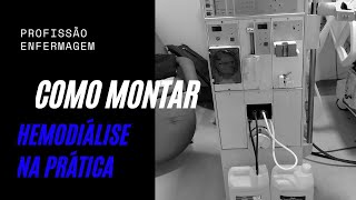 Hemodiálise  veja o passo a passo na Prática como montar uma máquina de Hemodiálise [upl. by Aimahs]