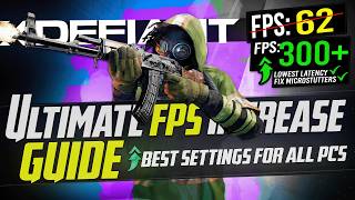 🔧 XDEFIANT Dramatically increase performance  FPS with any setup Best Settings 2024 🖱️🎮✅ [upl. by Eirehs]