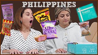 Tasting Snacks from PHILIPPINES Treats Subscription Time [upl. by Rehpetsirhc213]