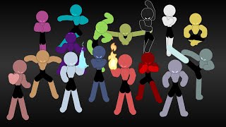 Ultimate Stick Fight Tournament  Phase 1 Full  StickNodes [upl. by Rickert559]