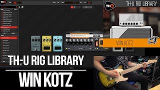 Overloud THU Rig Libraries  Win Kotz  Playthrough Victory RK50 Richie Kotzen [upl. by Yolanda]