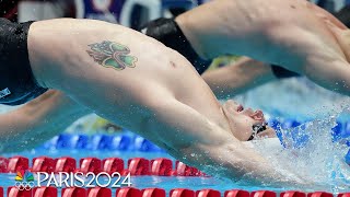 Ryan Murphy Hunter Armstrong go 12 in 100m back final at US Olympic Swimming Trials  NBC Sports [upl. by Aninaj]