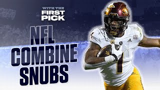 These are the BIGGEST SNUBS from the 2023 NFL Combine Invite list [upl. by Ahsier]