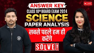 Class 10 Science Answer Key 2024  Science Paper Solutions 2023 All Sets  CBSE Board Exam 2024 [upl. by Hcir]