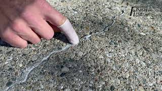 Finish Line Caulk Concrete Slab Crack Repair [upl. by Sharlene]