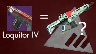 Loquitor IV  Destiny 2 Weapon Review  High Impact Machine [upl. by Kcirtemed]