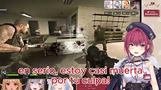 Pekora Marine Flare Noel L4d2 sub español [upl. by Glenine492]