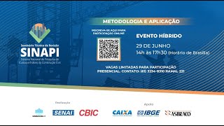 SINAPI  Metodologia e aplicação  29 de junho [upl. by Htenay540]