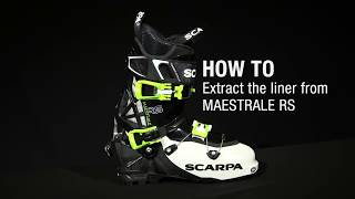 HOW TO Extract the liner from MAESTRALE RS [upl. by Annawoj]