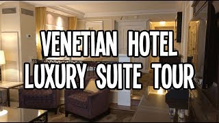 Venetian Resort Hotel Casino  Luxury Suite Tour [upl. by Selwyn763]