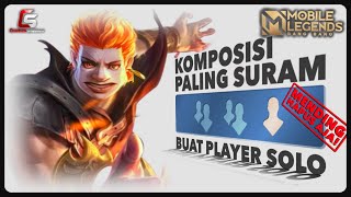 KOMPOSISI PALING SURAM DI Mobile Legends [upl. by Ardnoet]