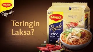 Teringin laksa Nikmati MAGGI® Royale™ Johor Seafood Laksa di rumah [upl. by Clareta]