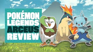 Pokémon Legends Arceus Review  NEW POKÉMON LEGENDS ARCEUS GAMEPLAY NINTENDO SWITCH [upl. by Teahan]