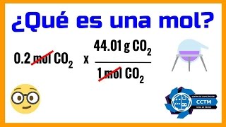 Mol Conversiones de gramos a mol y mol a gramos [upl. by Zetnas]