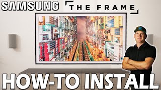 2022 Samsung Frame  Install It Yourself  also works wQN95BQN900BQN850BQN800B [upl. by Ytinav]