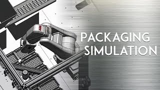 Packaging Simulation with ABB IRB 1200 at House of Design Robotics [upl. by Luigino]