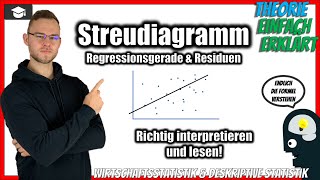 Streudiagramm zeichnen und interpretieren Statistik [upl. by Malik270]