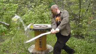 Fun sword cutting with Greg puntastic [upl. by Aneel]