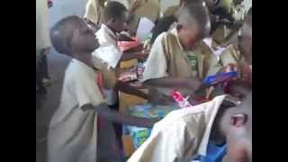 90 seconds of Team Hope Christmas Shoeboxes in Burundi [upl. by Reemas995]