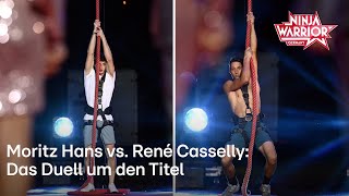 Moritz Hans vs René Casselly Das Duell am Mount Midoriyama  Ninja Warrior Germany 2021 [upl. by Arotahs]