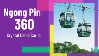 NGONG PING 360 CRYSTAL CABLE CAR RIDE  LANTAU ISLAND HONGKONG [upl. by Edwin147]