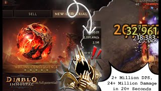 ROILING CONSEQUENCE Casual Damage Test Before amp After — 1 million DPS Difference  Diablo Immortal [upl. by Healey]