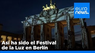 Berlín brilla con el Festival de las Luces en su 20 aniversario [upl. by Frasquito]