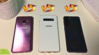 Samsung Galaxy S9 vs S10 vs S21  Duelo de GENERACIONES [upl. by Amoakuh]