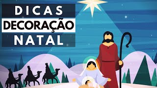 5 IDEIAS DE DECORAÇÃO PARA O NATAL PARA A CATEQUESE [upl. by Maddock868]