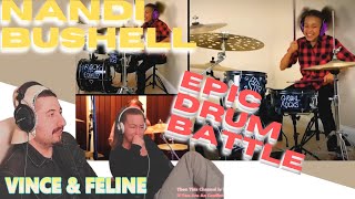 Dave Grohl and Nandi Bushells Epic Drum Battle  Dead End Friends [upl. by Aillimac]