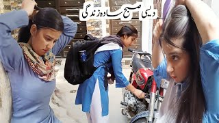 Morning Routine with Roof Cleaning amp School Prep  Village Life in Pakistan  Rabia Simple Life [upl. by Fife41]