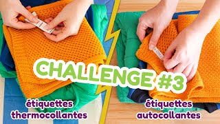 Marquage des vêtements Challenge 3 Avery  Etiquetage tout textile [upl. by Keele866]