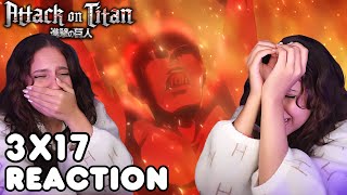 UNCONTROLLABLY SOBBING 😭  ATTACK ON TITAN  Reaction 3X17 [upl. by Binni207]