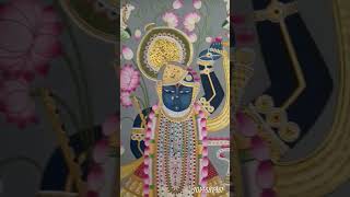 Pichwai Painting of Lord Shrinathji handpainted artwork krishna radhakrishna pichwai 7014687451 [upl. by Silvanus]