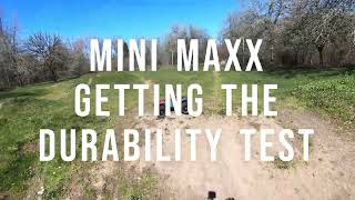 Traxxas Mini MaXX Testing the durability Round 1 Stay tuned [upl. by Pessa]