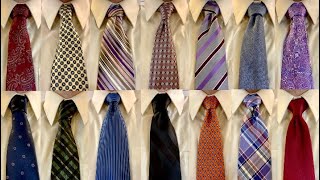 14 Classic Ties  Smallest to Largest [upl. by Nakashima200]