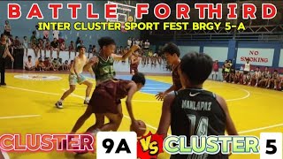 BATTLE FOR THIRD MINI MOS DIV  INTER CLUSTER SPORT FEST  BEGY 5A BANEROHAN  BOBONG TV [upl. by Soble]