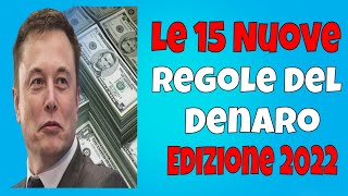 Le 15 NUOVE Regole Del Denaro  Edizione 2023 💰 [upl. by Polly]