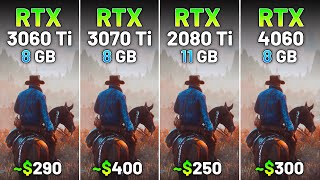 RTX 3060 Ti vs RTX 3070 Ti vs RTX 2080 Ti vs RTX 4060  Test in 12 Games in 2024 [upl. by Draper]