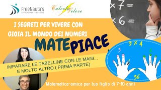 Come imparare le tabelline velocemente con le mani Matematica Vedica e altri segreti [upl. by Anselme]