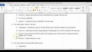 How to do a Topic Outline for an Explanatory Synthesis Essay [upl. by Miguela]