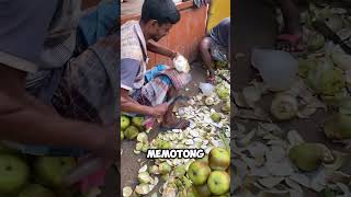 Penjual Lontar di India streetfoodasia funny streedfood food [upl. by Erreipnaej229]