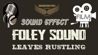 Sound Effect  Foley  Leaves Rustling [upl. by Combs]