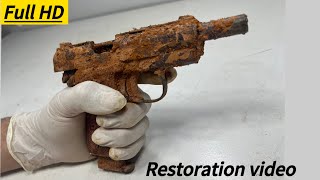 32 Bore pistol restoration video Old pistol Old Gun restoration [upl. by Ivie386]