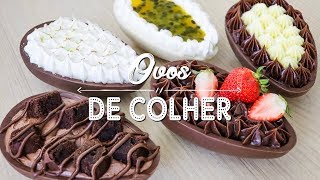 5 RECEITAS DE OVOS DE PÁSCOA DE COLHER  Tendência de sabores  Gabriel Freitas [upl. by Gerardo]