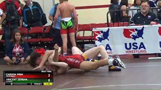 CADET 126 Carson Prim California Vs Vincent Zerban Illinois [upl. by Magel408]